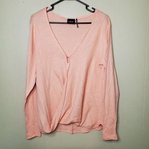 Urban Outfitters Tops - Urban Outfitters Peach Wrap Top